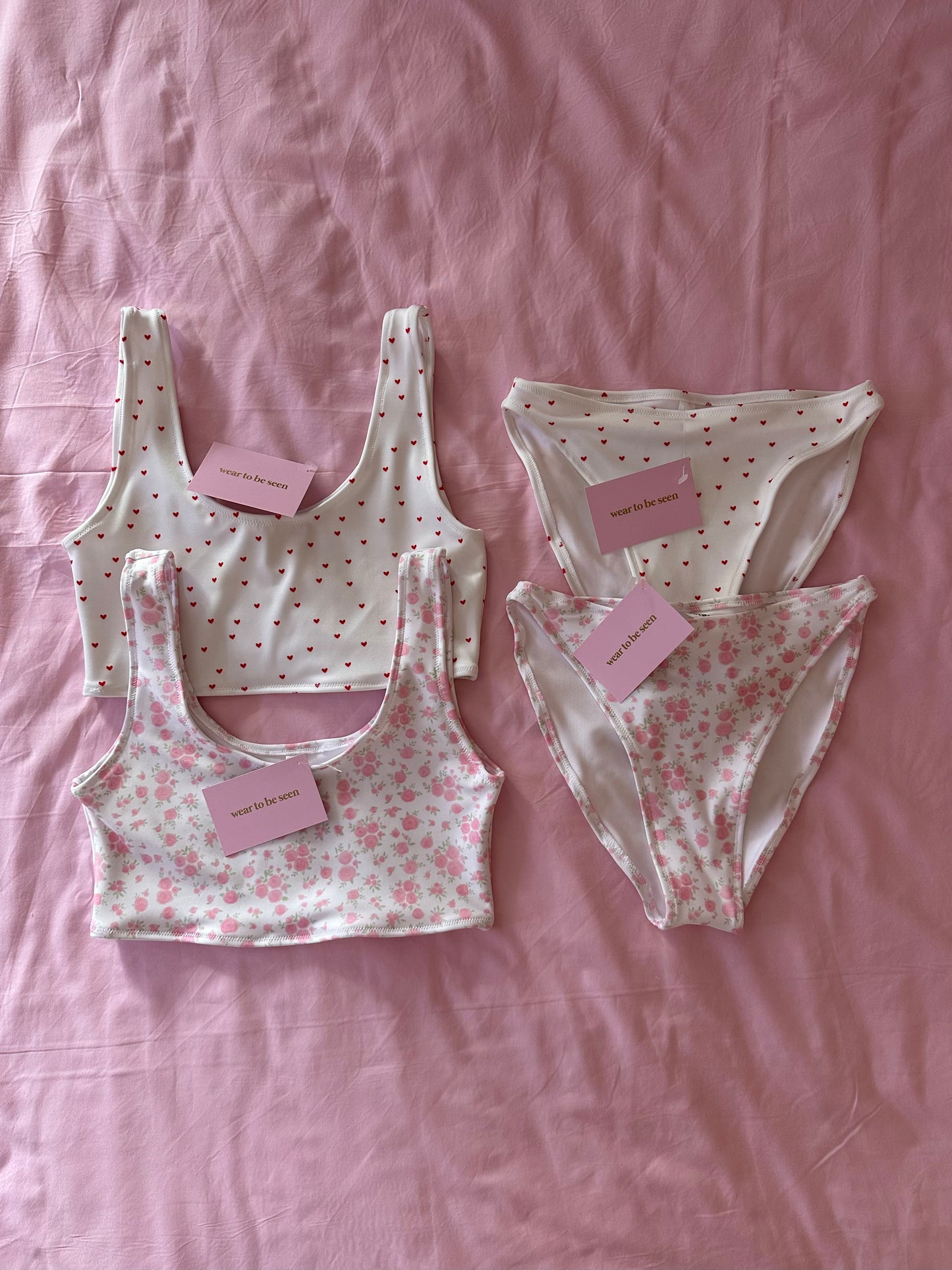 (Premade) Rosebud Bikini Set - Size 8