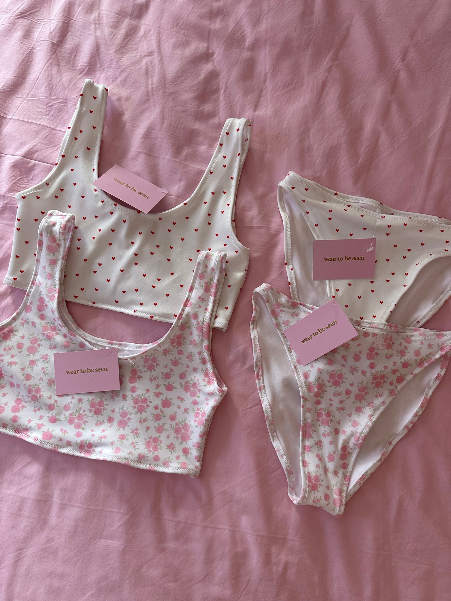 (Premade) Rosebud Bikini Set - Size 8