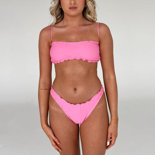 Barbie Pink Ruffle Bikini Set