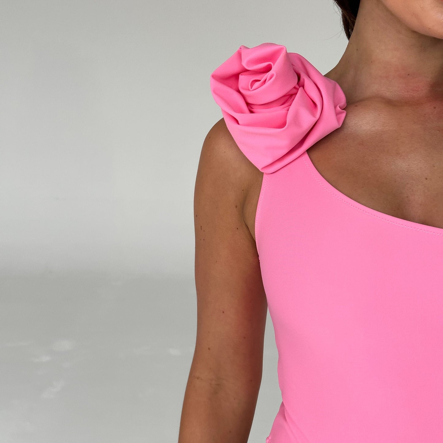 Rose One Shoulder Body Various Colours)